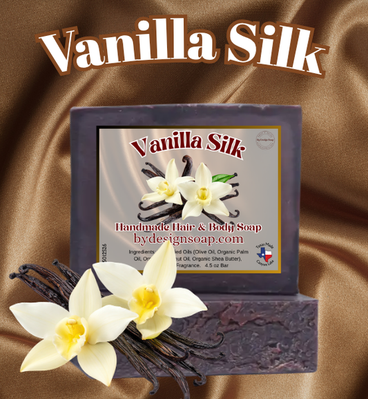 Vanilla Silk Goats Milk Soap *Handmade Natural Soap (4.5oz)
