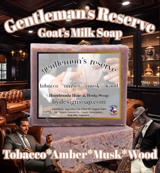 Gentleman’s Reserve *Handmade Goats Milk Soap (4oz)